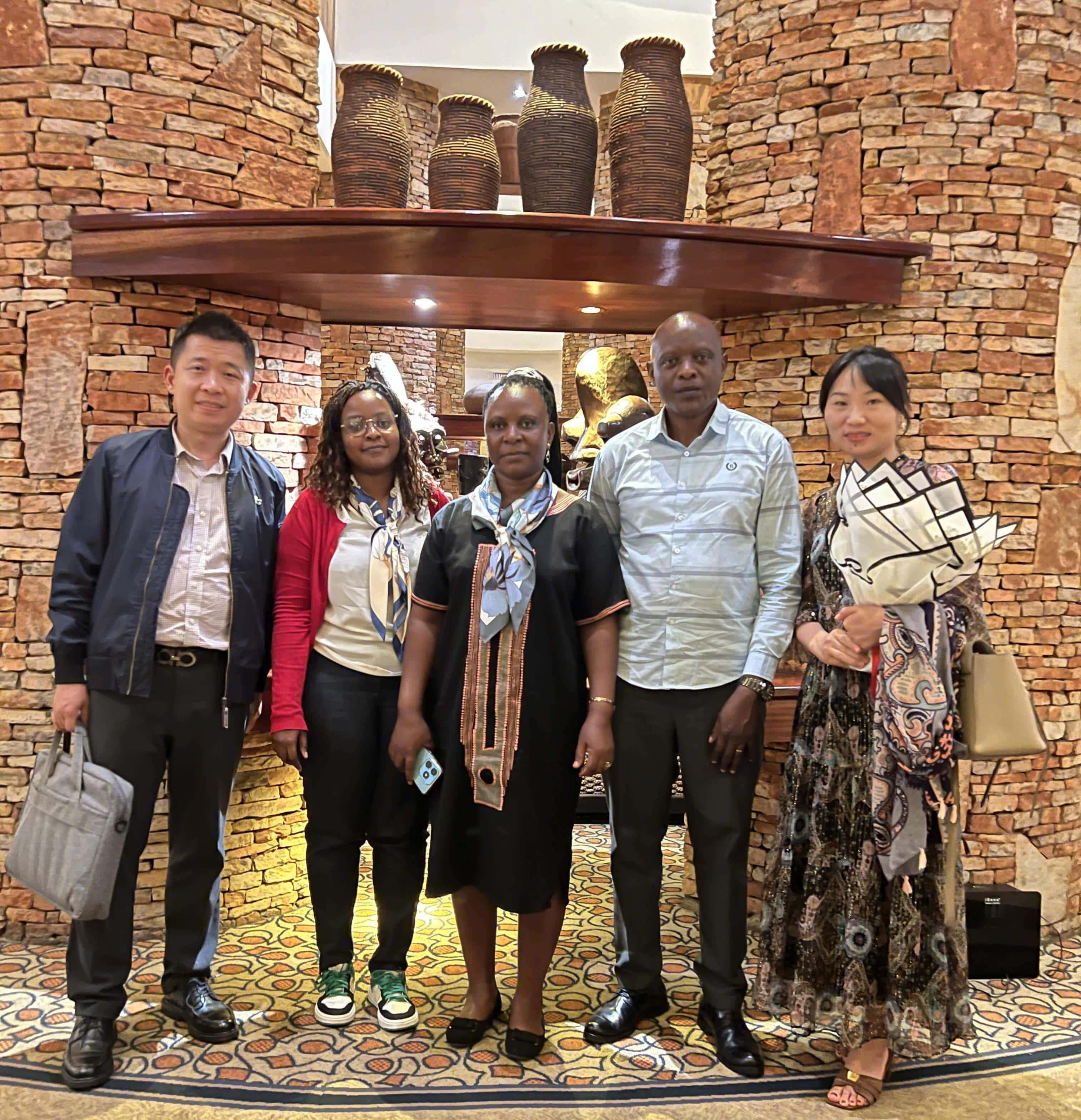 Company Chairman Vivian and Sales Manager Calvin's Market Research Expedition in Africa
